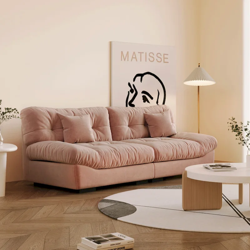89 Tufted Sofa Cloud Shaped Couch