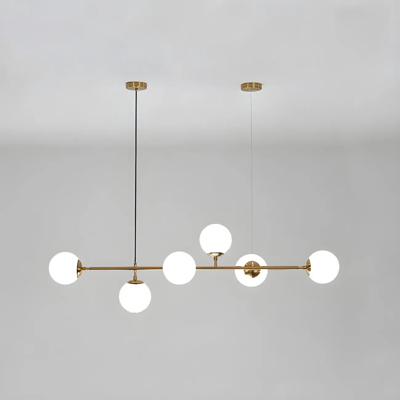 Dining Area Sputnik Glass Globe Pendant Light