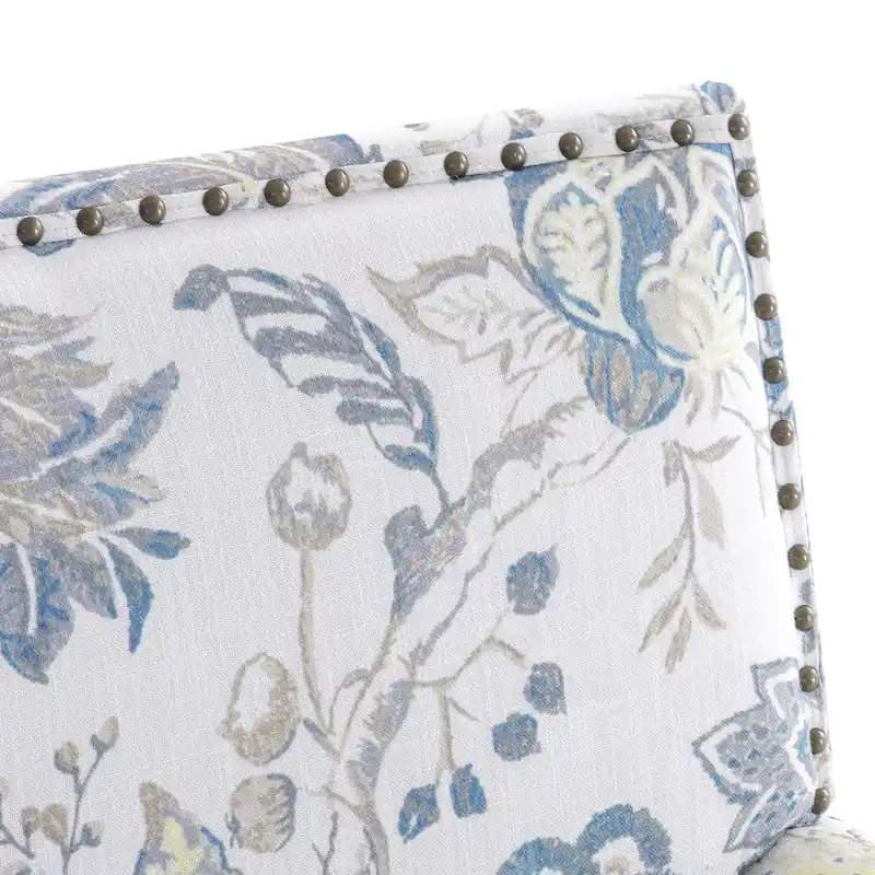 Armchair Accent Chairs with Nailhead Trim Set of 2