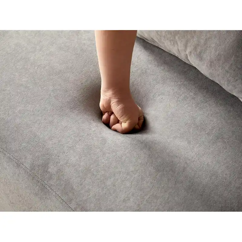 132.3 inch Large Half Moon Curved Sectional Sofa