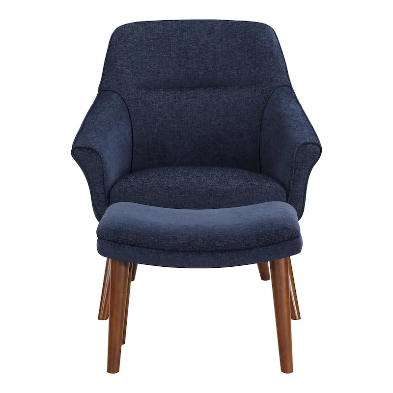 Waneta Chair and Ottoman