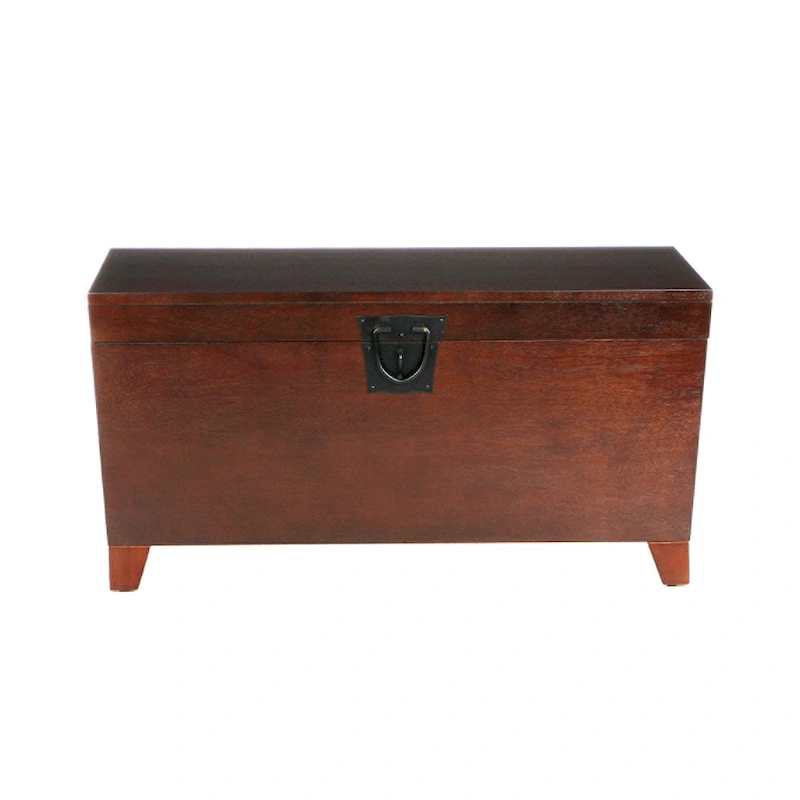 SEI Furniture Liatris Transitional Wooden Espresso Trunk Coffee Table