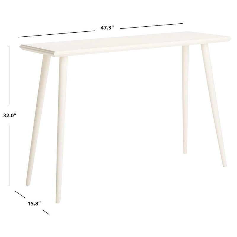 SAFAVIEH Eura Console Table - 47.3 x 15.8 x 32 - 47Wx16Dx32H