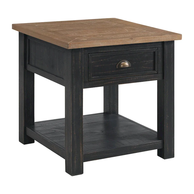 Solid Wood End Table