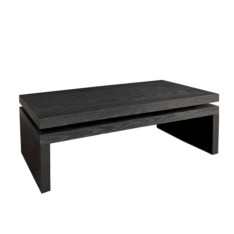 Modern Black Wooden Coffee Table