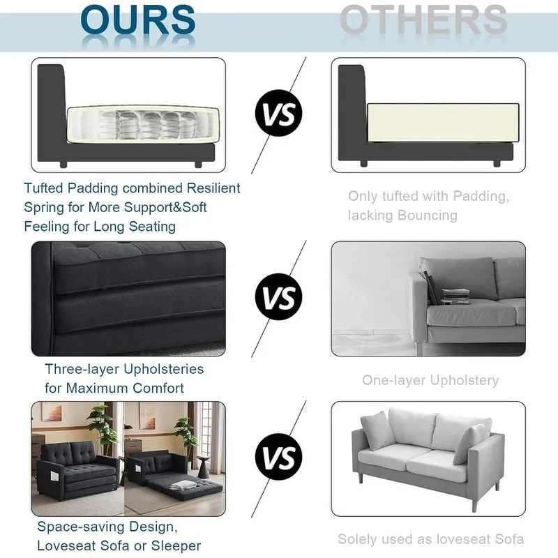 VINGLI Loveseat Sleeper