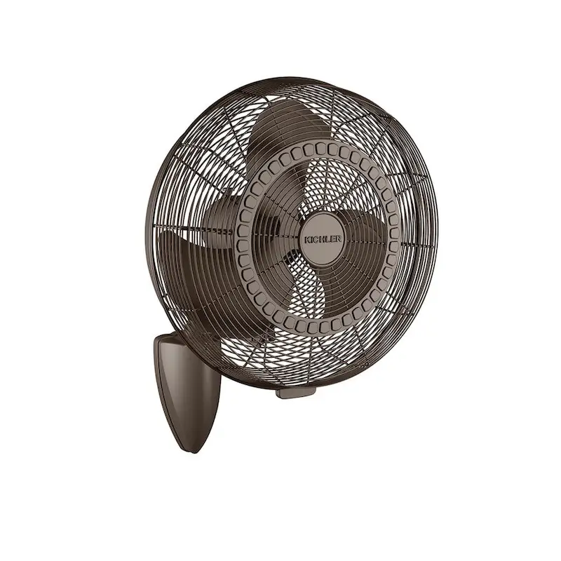Kichler Lighting Pola Collection 18-inch Satin Natural Bronze Wall Fan