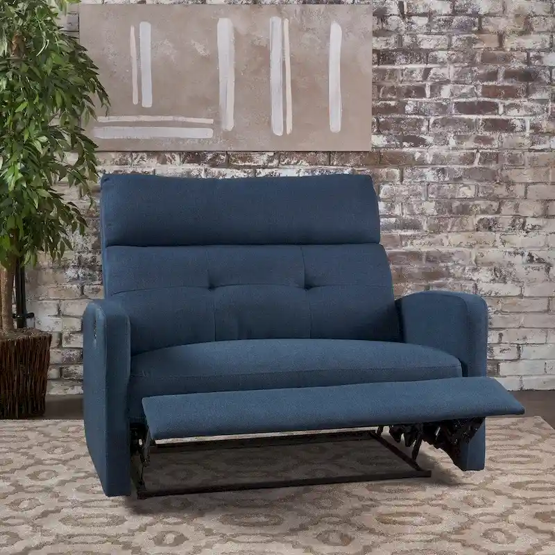 Halima Fabric 2-seater Recliner Club Chair by Christopher Knight Home
