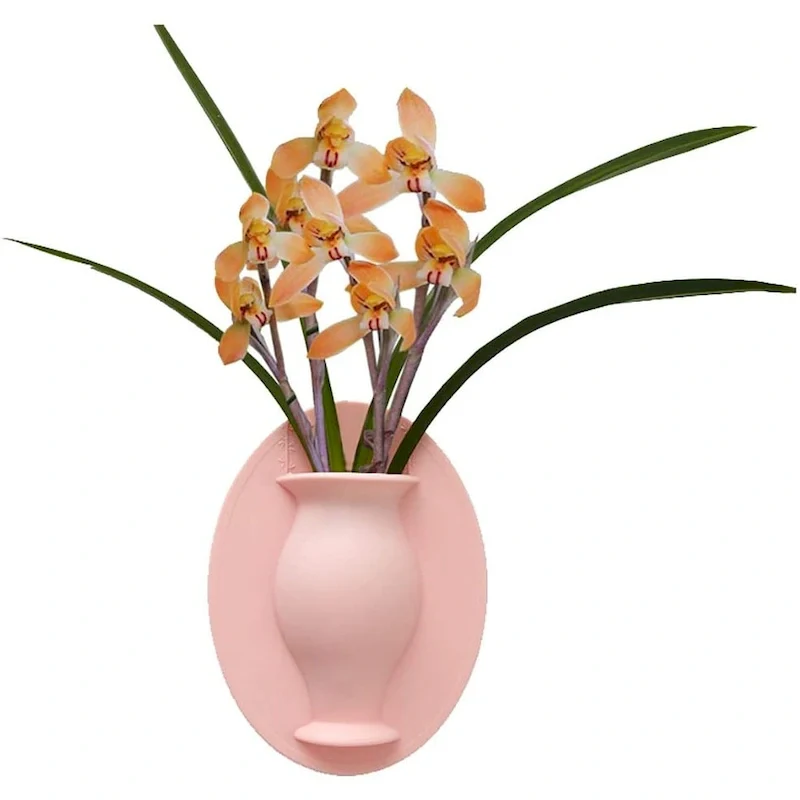 Flower Pot Silicone Sticky Vase 3PCs Hanging all-Mounted Flower