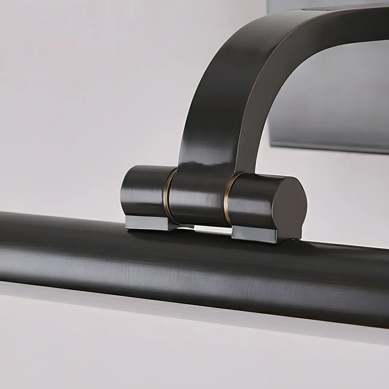 Modern Black Cylinder LED Wall Lamp with Acrylic Shade