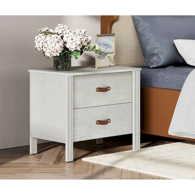 Small Side Table End Table Nightstand with Drawers