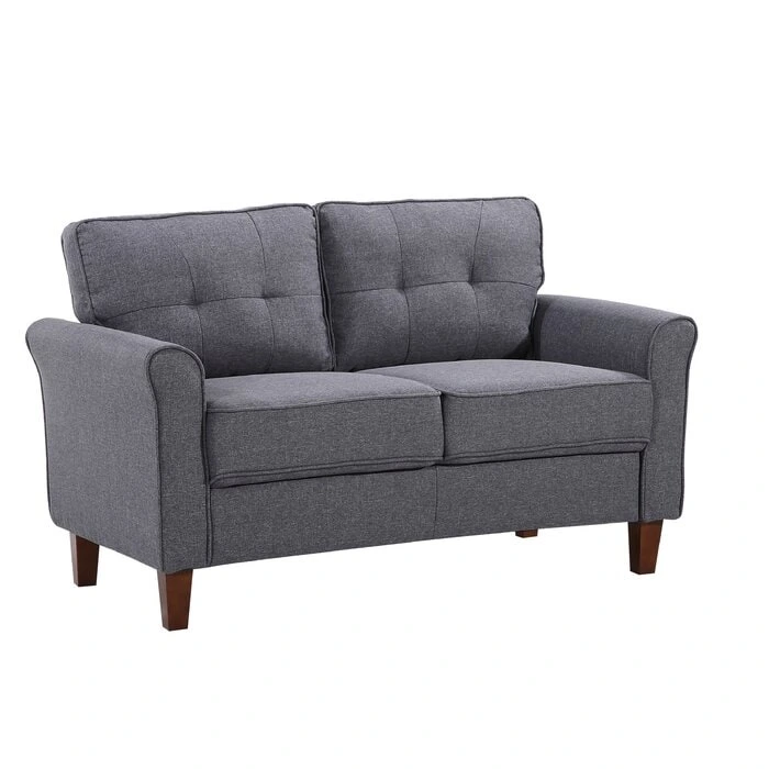Kouchouk 54.5 Linen Flared Arm Loveseat