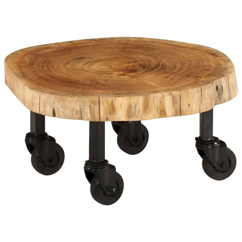 vidaXL Coffee Table Solid Wood Acacia 23.6 x21.7 x9.8