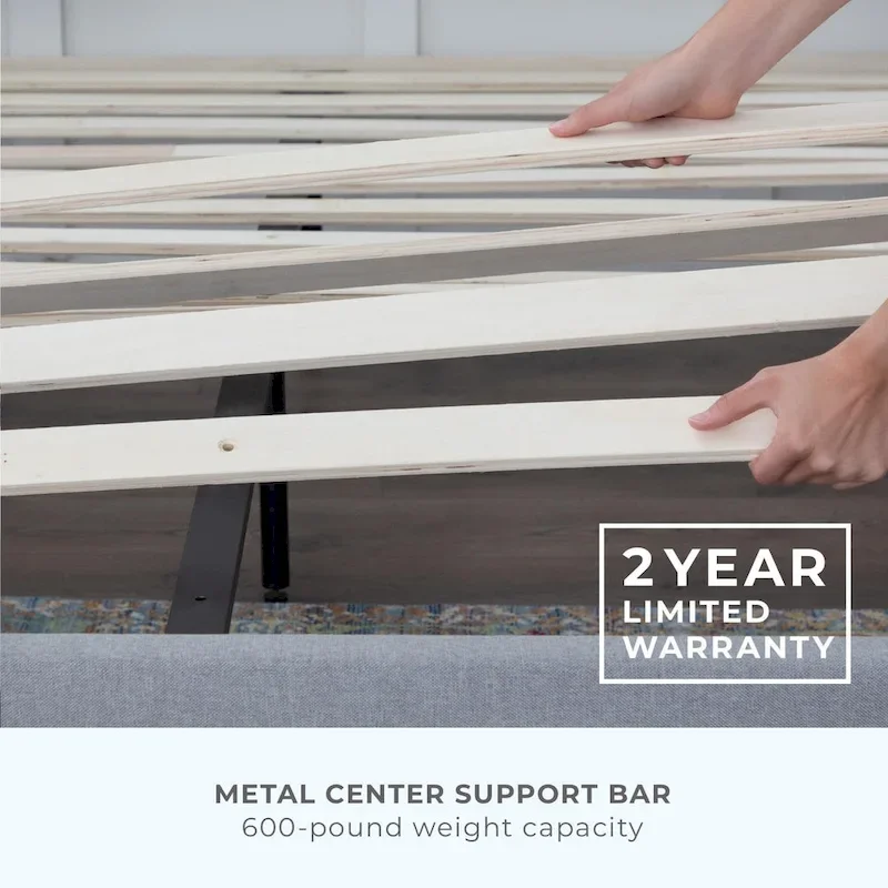 Brookside Isabelle Button Tufted Wingback Upholstered Bed