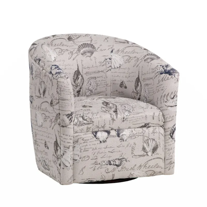 Sea Oat Swivel Barrel polyester Chair