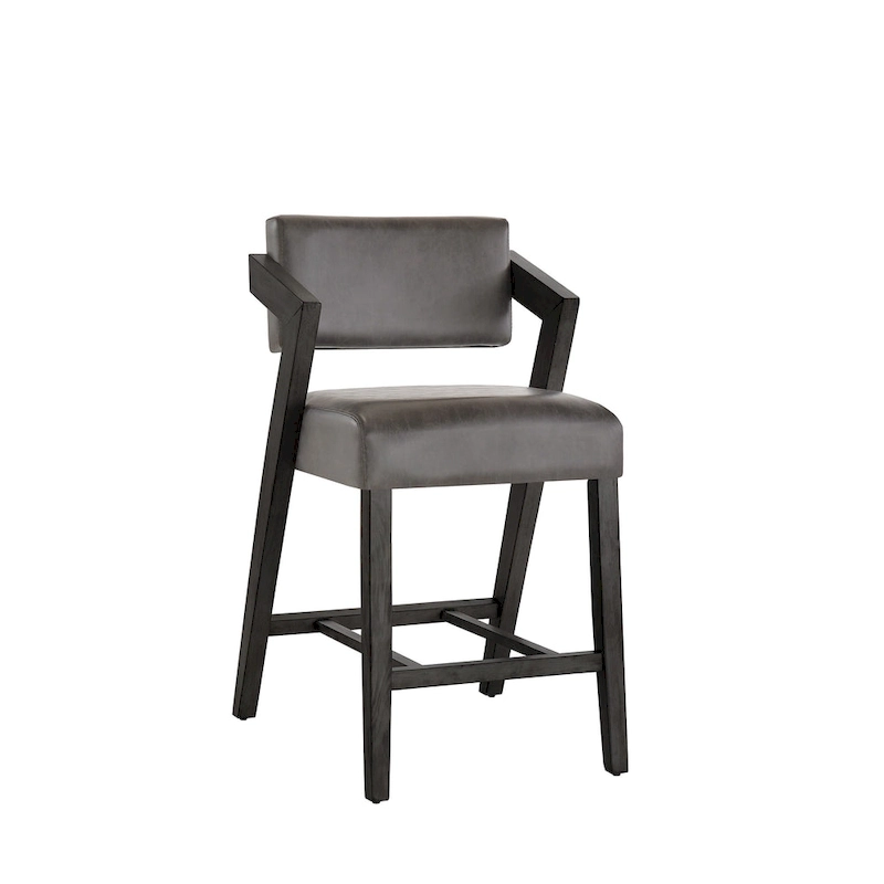 Kalispell Wood Finish Counter & Bar Chair by iNSPIRE Q Modern