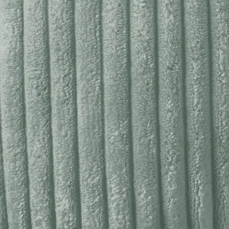 Sweet Home Collection 2 Piece Velvet Ribbed Non Slip Rocking Chair Cushion Sets