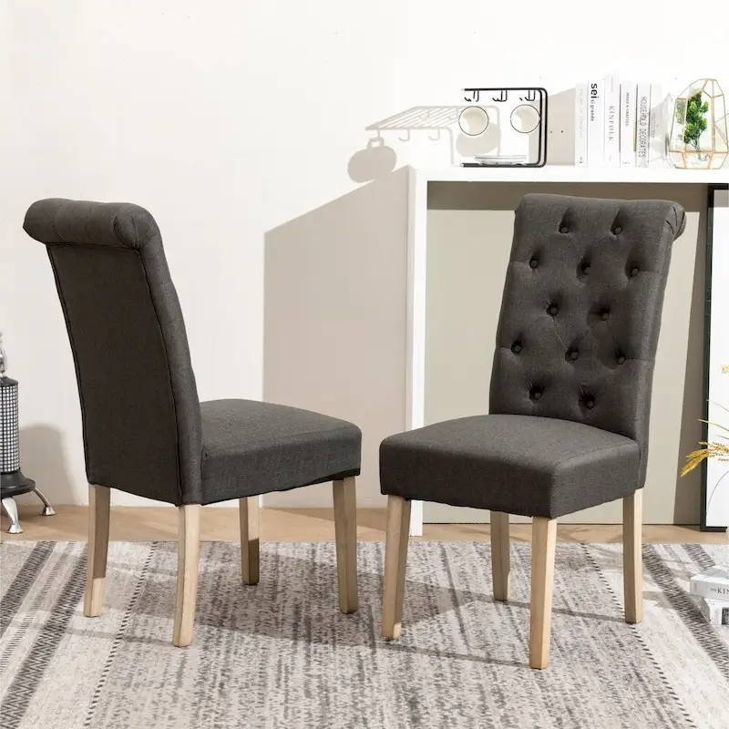 Copper Grove Schwalbach Upholstered Parsons Dining Chair (Set of 2)