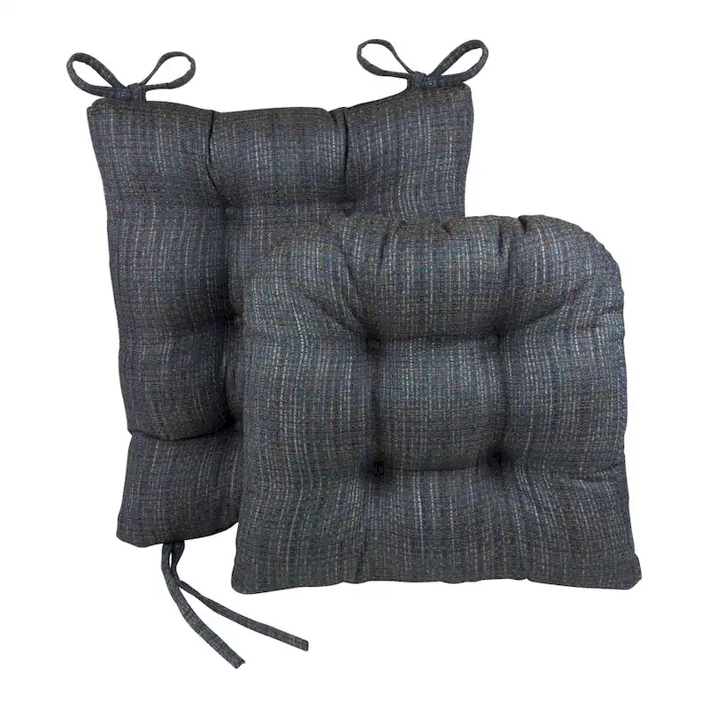 Klear Vu Kahuna Denim Universal Rocker Chair Cushion Set