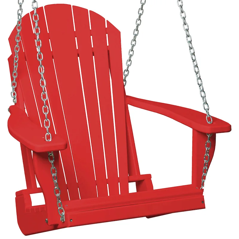 Poly Lumber Adirondack Swing Chair with Chains
