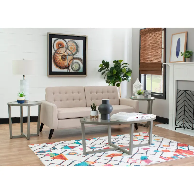 Bowlus 3 Piece Coffee and End Table Set