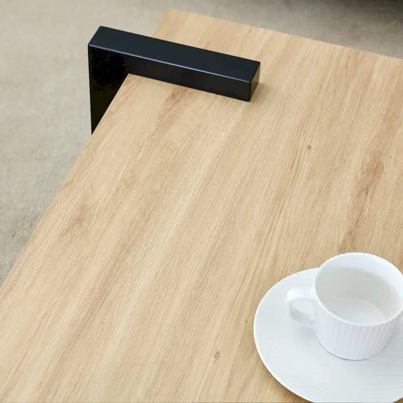 Modern MDF Coffee Table Durable Stylish Living Room Furniture