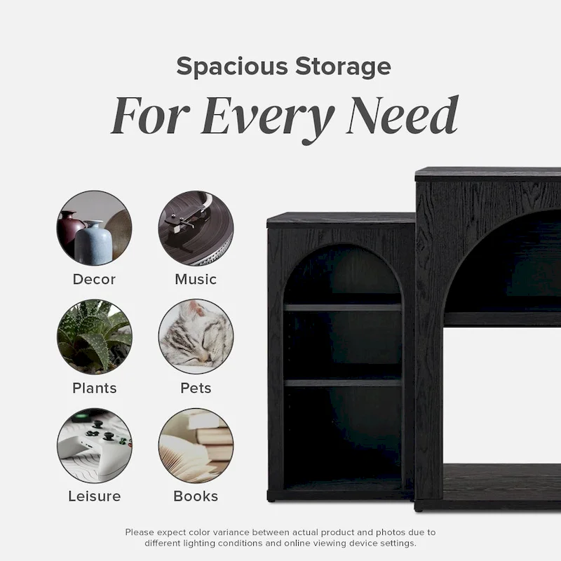 Mopio Blake Electric Fireplace Mantel TV Stand