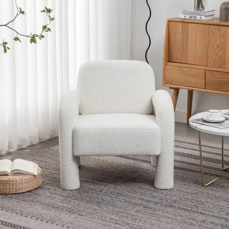 SEYNAR Modern Unique Design Upholstered Accent Chair for Living Room