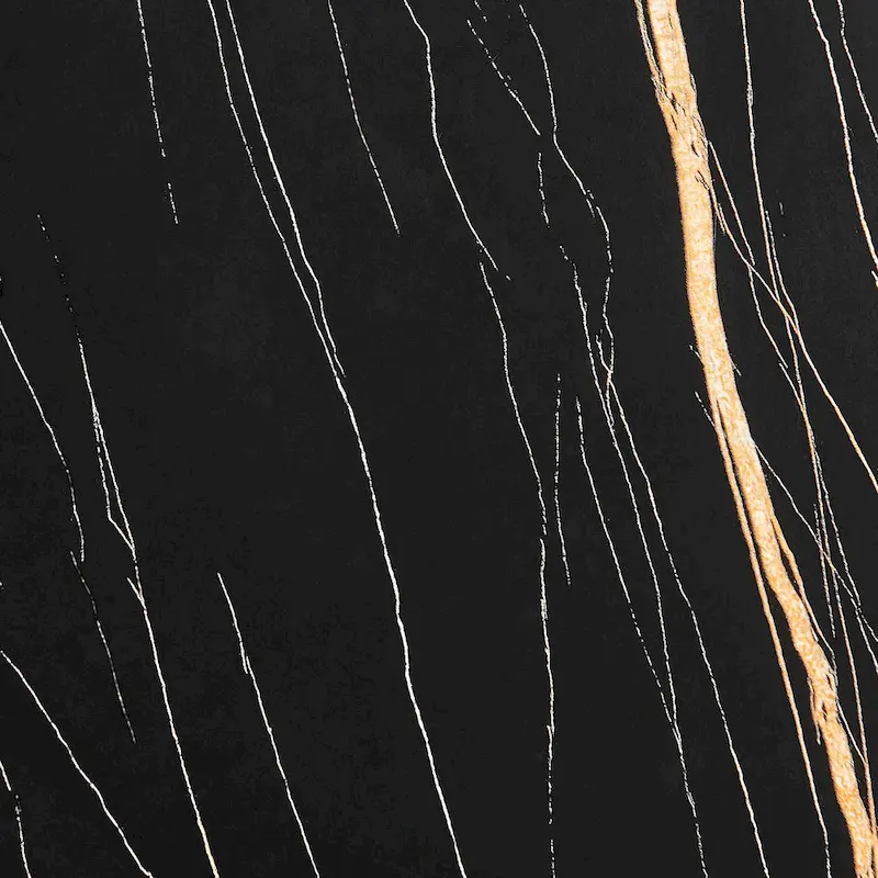 Skylar Round 3-Tier Side Accent Table with Raised Lip Edge Tabletop and Midcentury Modern Metal Asymmetric Pedestal Legs