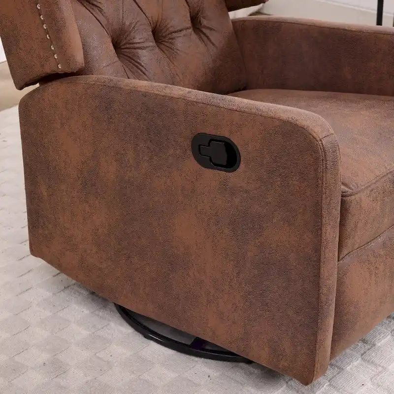 Multi-gear adjustable lounge chair 360 degrees full rotation rocking chair