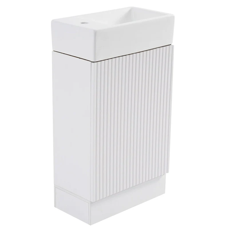 Bathroom Vanity Cabinet with Two-tier Shelf