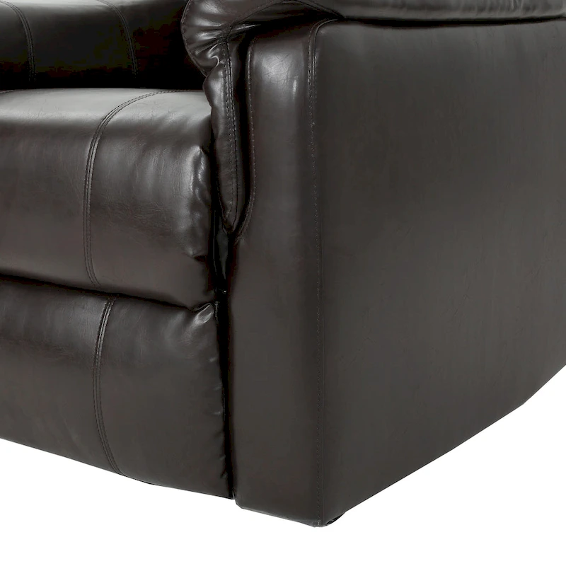 Roomfitters Fabric Glider Recliner with Swivel, Manual Reclining Chair