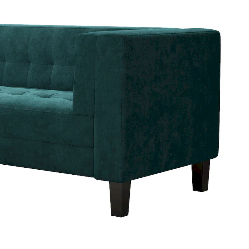Viola Velvet Cushion 3-Seater Sofa Couch by Christopher Knight Home