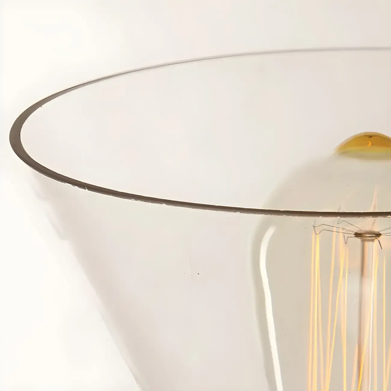 Industrial Geometric Clear Glass Lampshade Kitchen 1-light Pendant Light