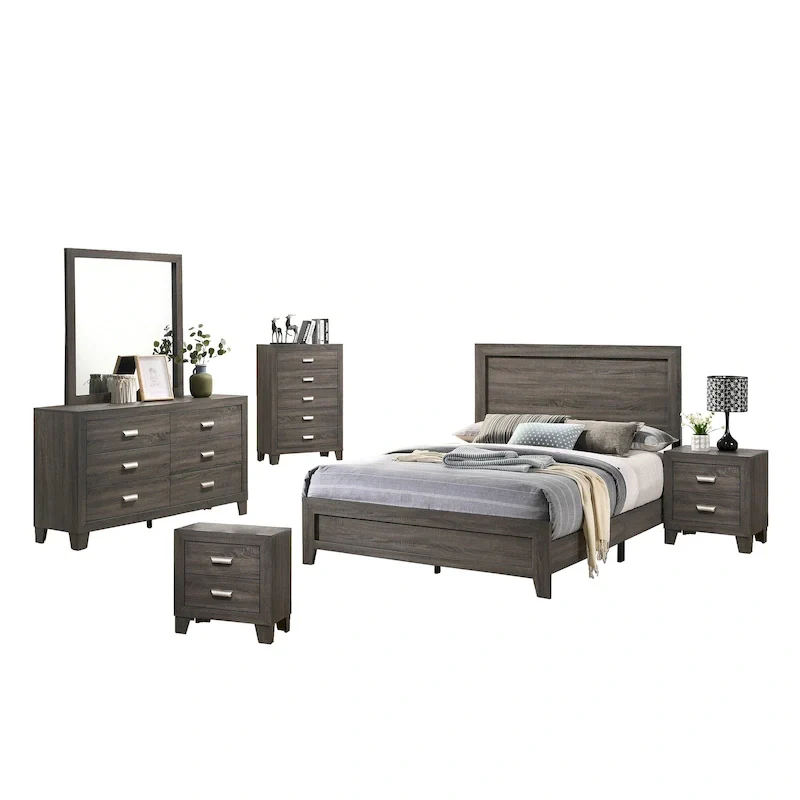 Best Quality Furniture Anastasia 6-Piece Bedroom Set