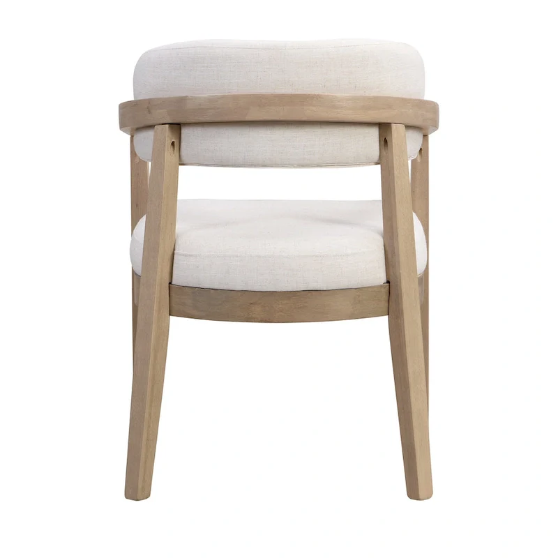 Christopher Knight Home - Carter Modern Dining Armchair Set of 2 with Upholstered Seating and Solid Wood Frame