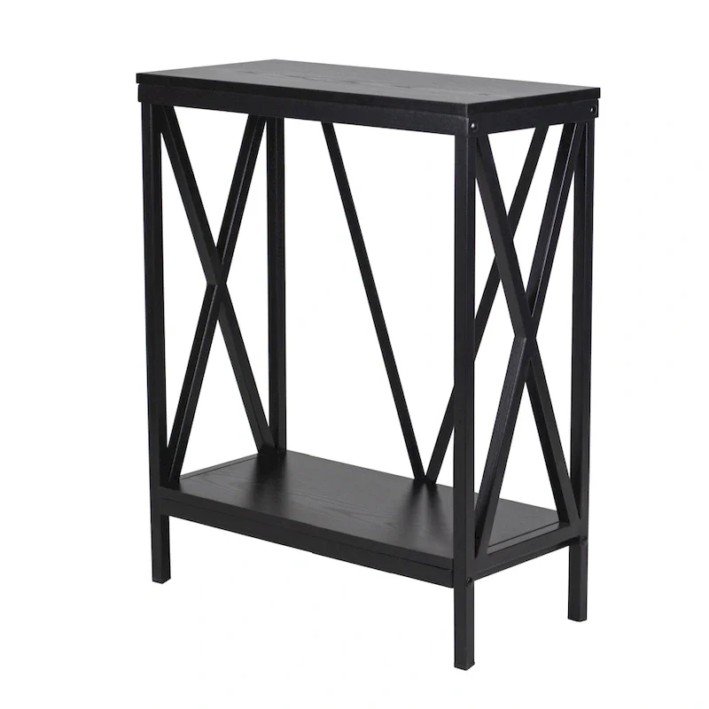 Aquatic Fundamentals 20 Gallon Steel X-Frame Aquarium Stand in Black
