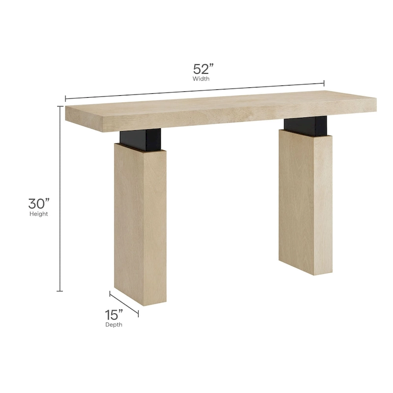 Piston 52 Rectangular Wood Console Table