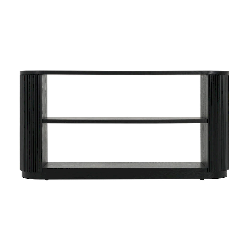 Christopher Knight Home - Mirod Modern Entryway Console Table with Open Shelf & Elegant Wood Grain Design