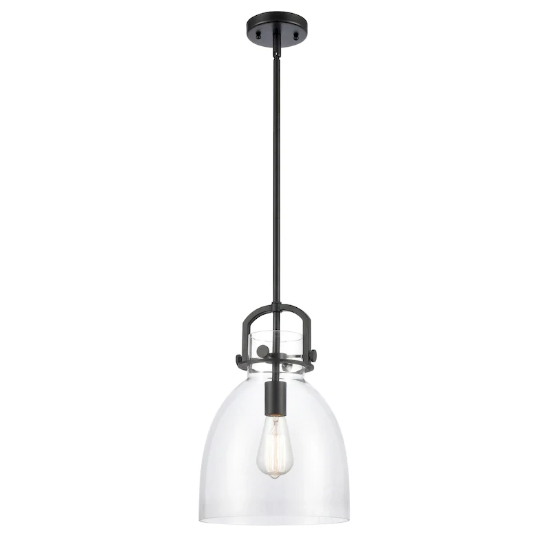 Innovations Lighting Newton Bell - 1 Light 10  Stem Hung Pendant