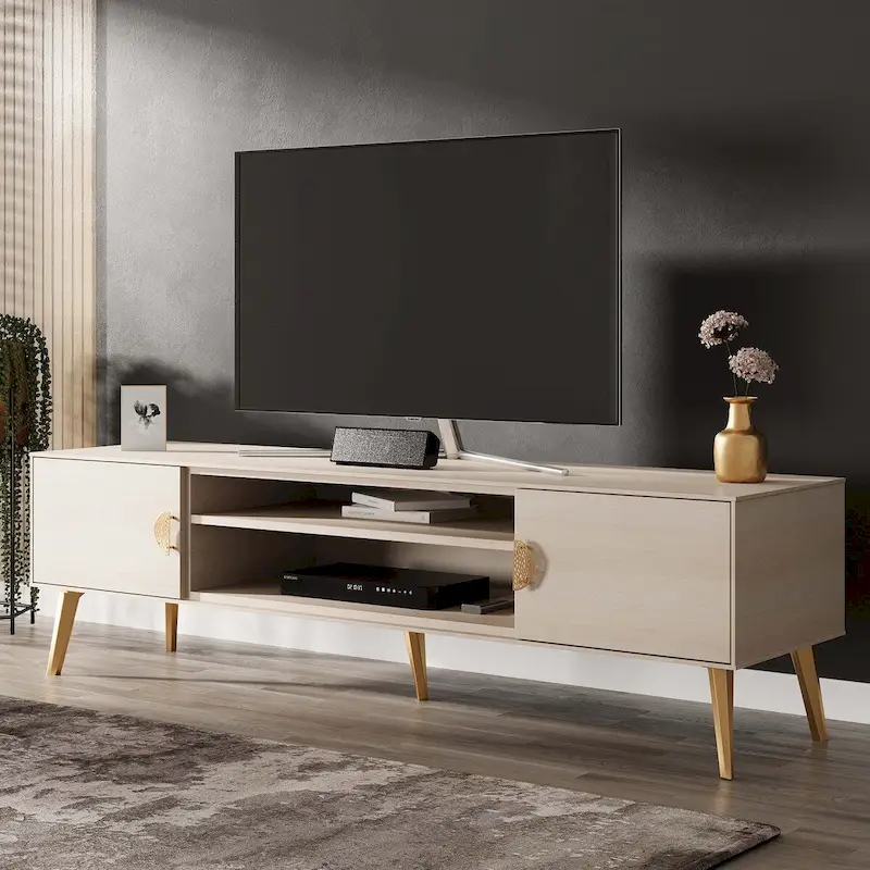 Haley 70.9 Mid-Century Modern TV Stand