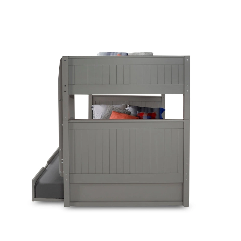 Camaflexi Full over Full Bunk Bed with Twin Trundle - Panel Headboard