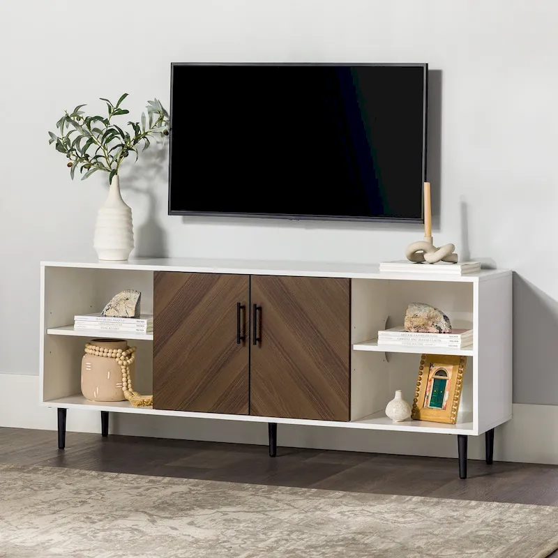 Middlebrook Modern Bookmatch 58-inch TV Stand