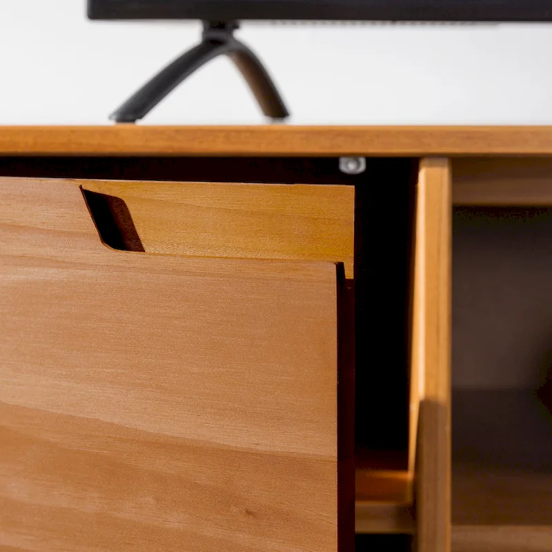 Middlebrook 70-inch Mid-Century Solid Wood TV Stand