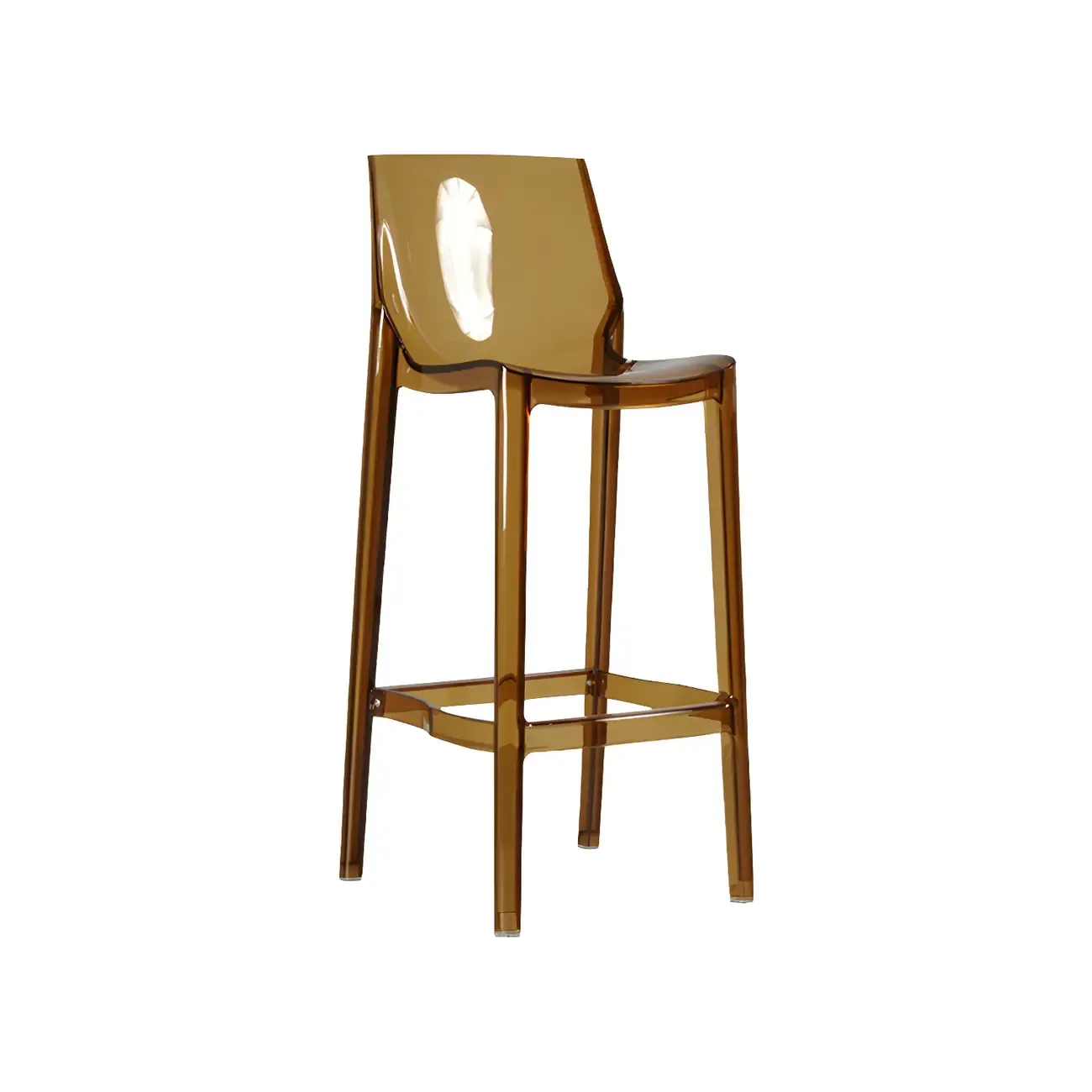 Modern Acrylic Vibrant Durable Colourful Sleek Bar Stool