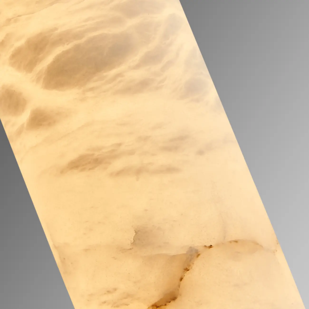 Adjustable White Stone Cylinder Hanging Pendant Light