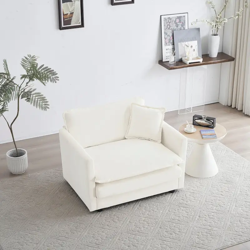 Single Seat Sofa with Modular Flexibility and Plush Comfort