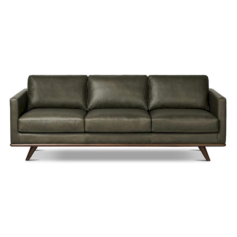 Poly & Bark Nolita 85 Sofa - Full Grain Genuine Italian Leather