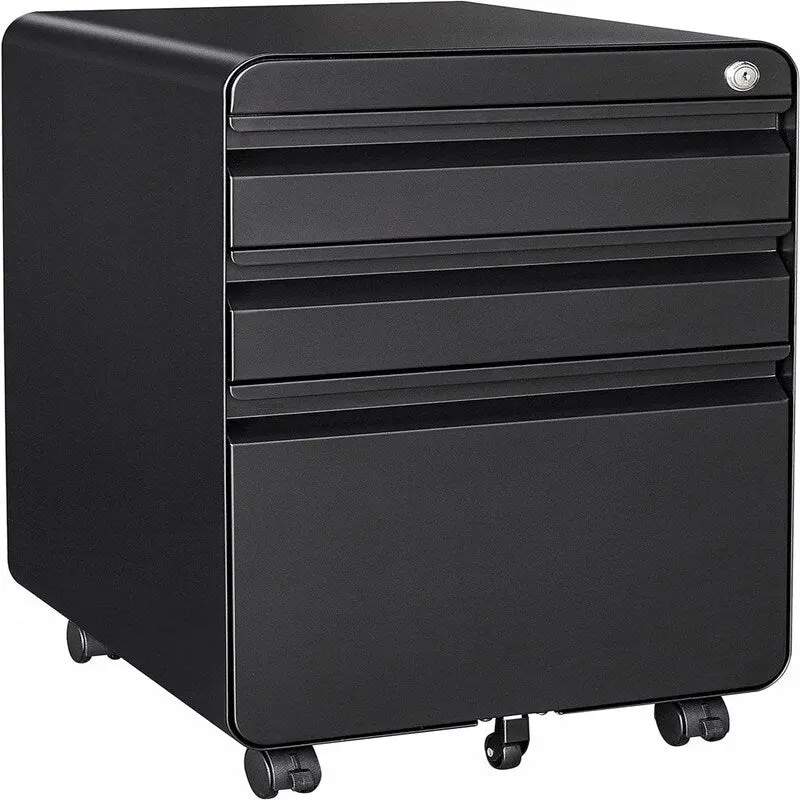 3 Drawer Mobile File Cabinet