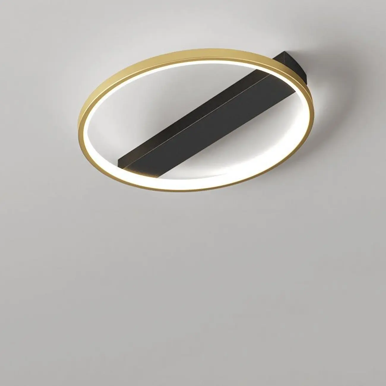 Modern LED Semi Flush Mount Ceiling Light for Bedroom